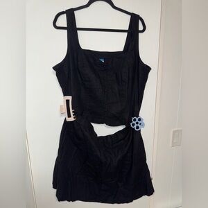 Old Navy Charcoal Button-Up Top